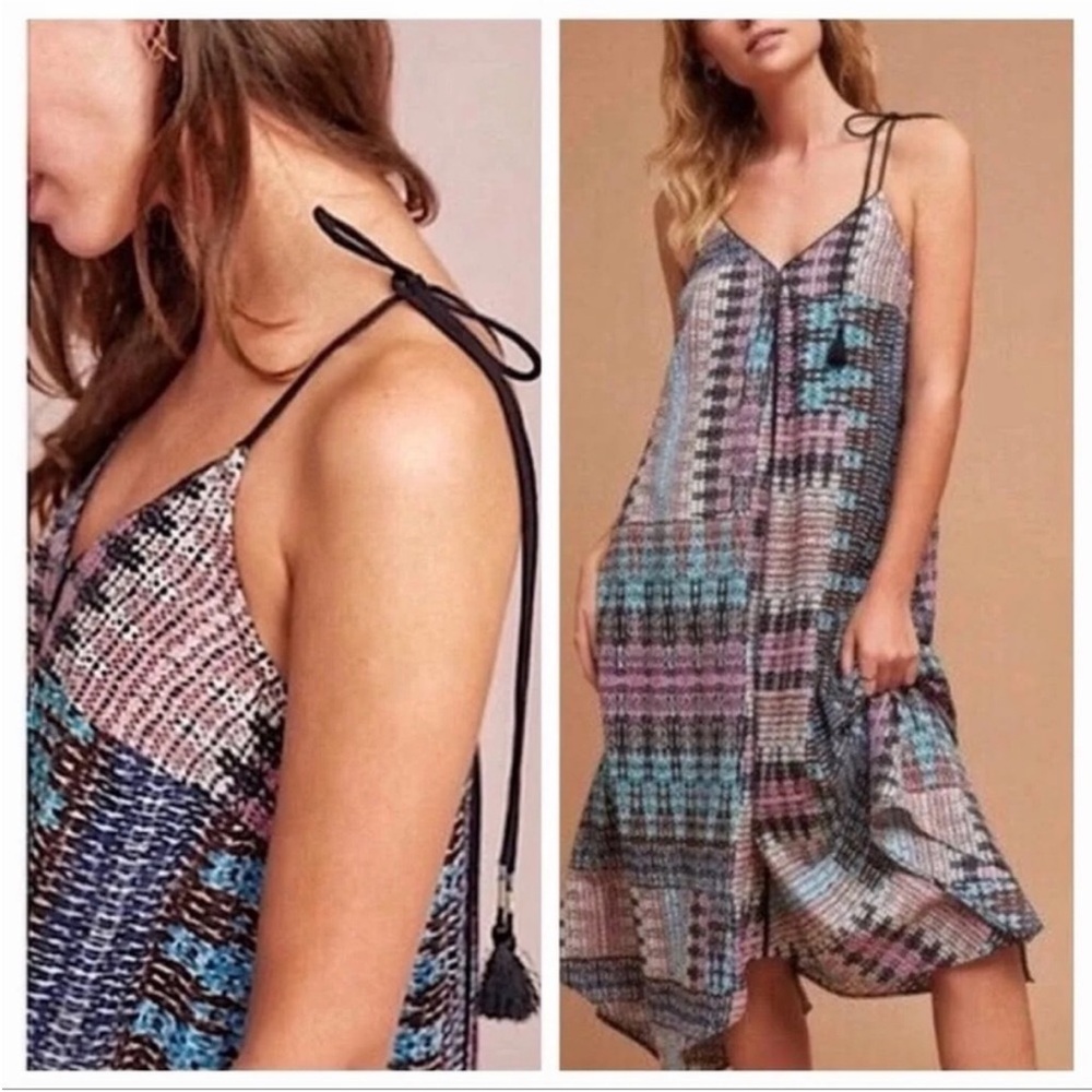 Anthropologie Multicolor Strappy Dress